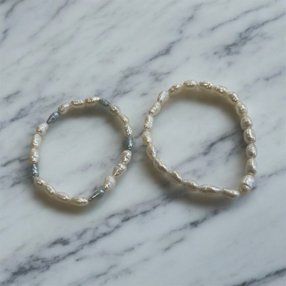 Freshwater Pearl bracelets set of 2